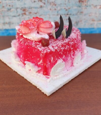 Red Heart Cake