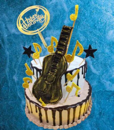 Chocolate Guitar Cake