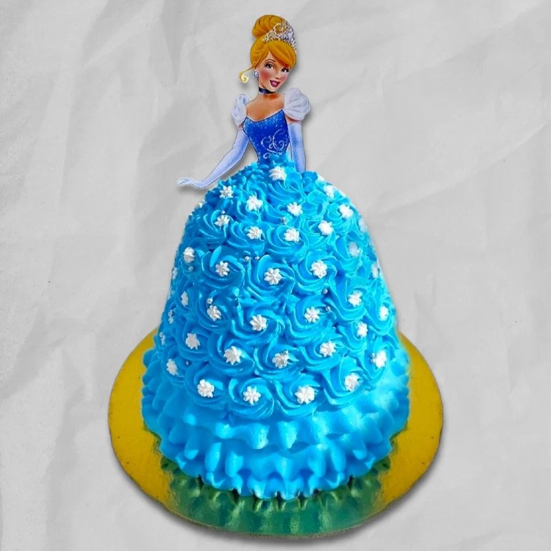 Cinderella Mini Doll Cake - CakeCentral.com
