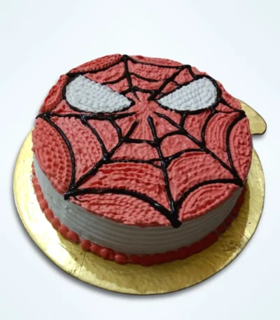 Spiderman Birthday Cake