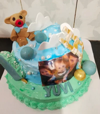 Baby Boy Theme Cake