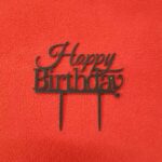 Birthday cake tag
