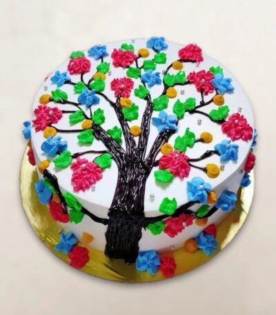 Tree Theme Cake