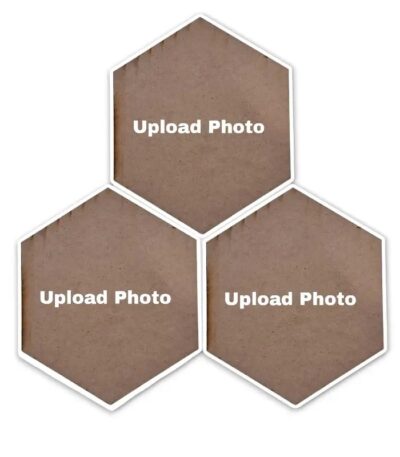 Hexagon photo frame