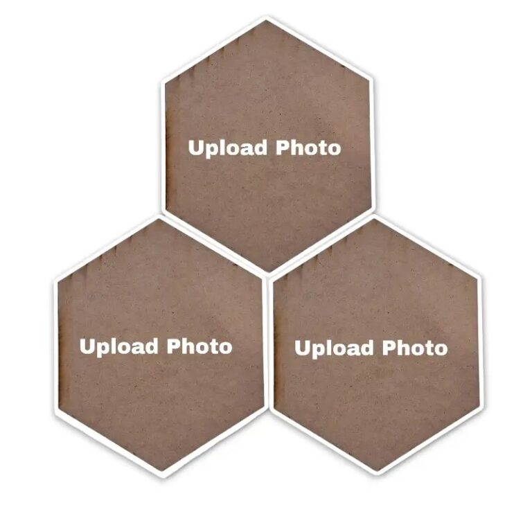 Hexagon photo frame